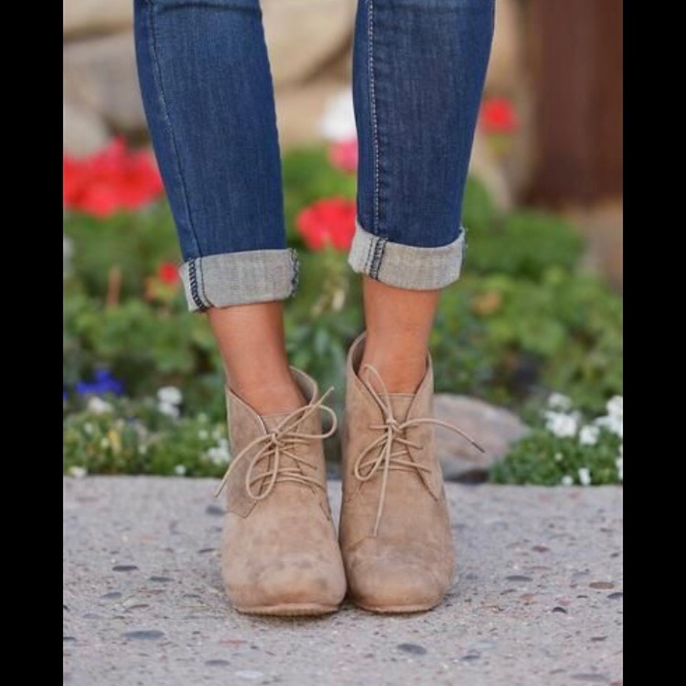 Toms |🍂wedge booties